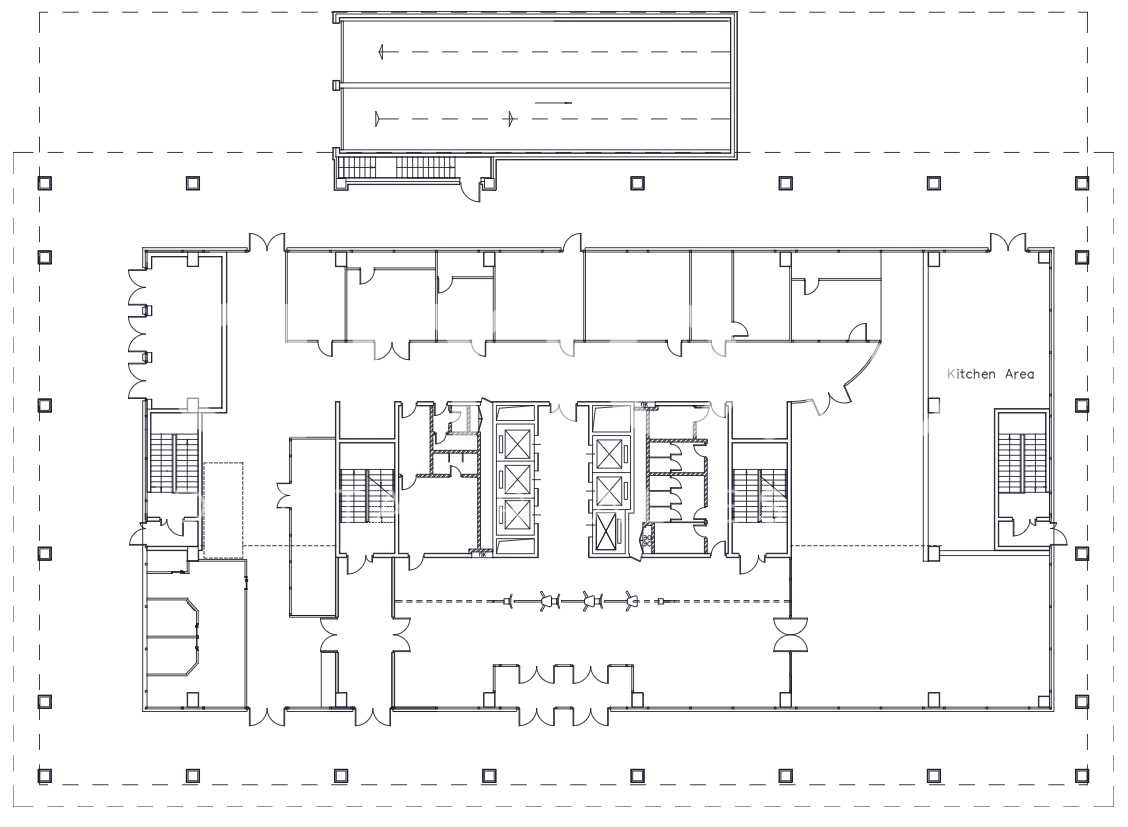 Планировка офиса 1792-13 679 м², 3 этаж, МФК «Klever Park»
